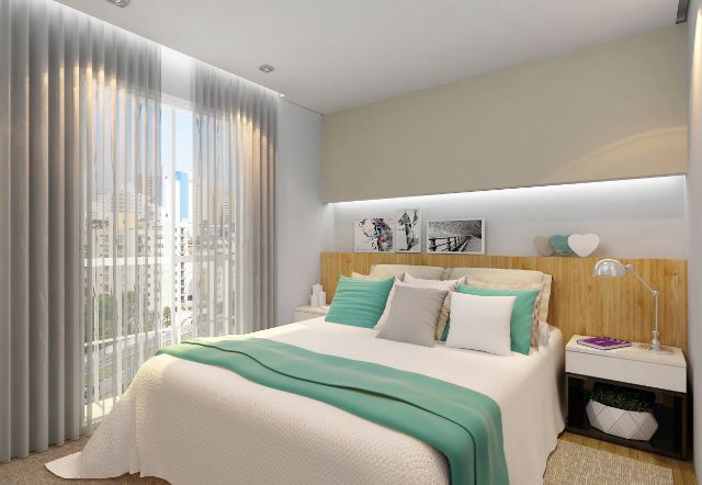 Apartamento com 45m² 2 quartos e 1 banheiro, à venda, no bairro Vila Luzita em Santo André