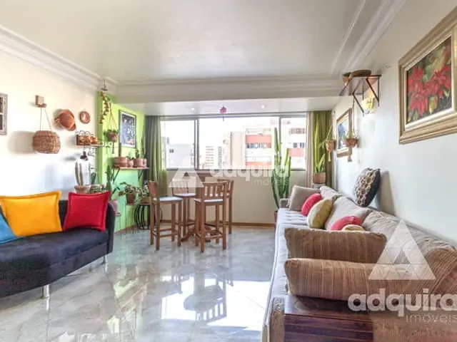 Apartamento com 127m² 3 quartos e 3 banheiros, à venda, no bairro Centro em Ponta Grossa