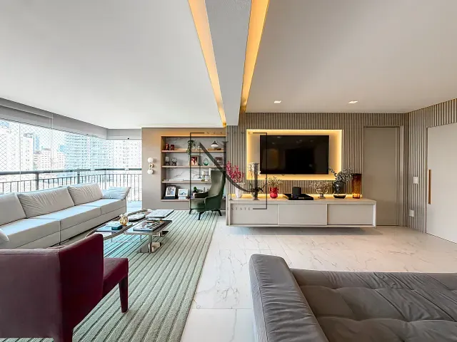 Apartamento com 213m² 3 quartos e 5 banheiros, à venda, no bairro Brooklin em São Paulo