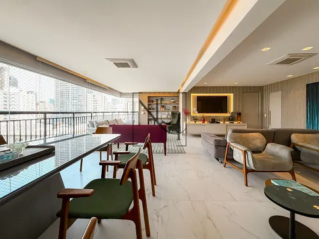 Apartamento com 213m² 3 quartos e 5 banheiros, à venda, no bairro Brooklin em São Paulo