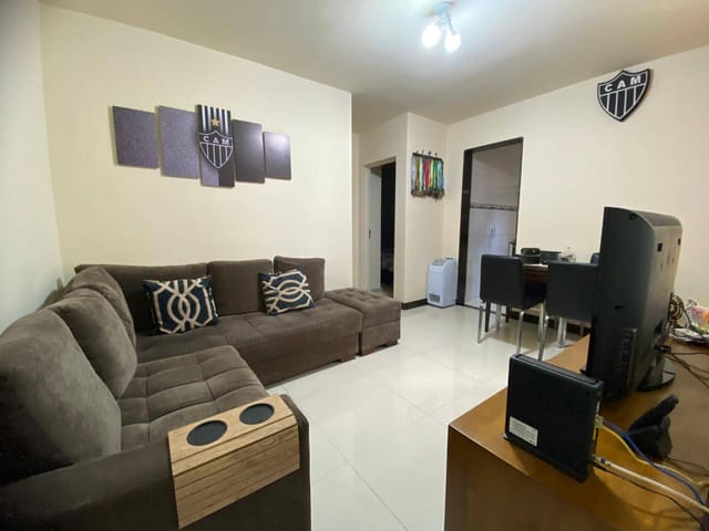 Apartamento 2 quartos e 1 banheiro, à venda, no bairro Ouro Minas em Belo Horizonte