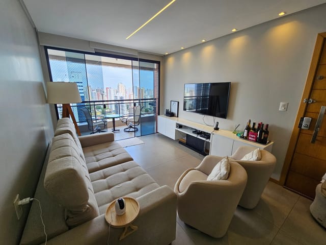 Foto do Apartamento - Apartamento em Batista Campos. Alto, Luxuoso. Vista Baia. | Salomão Mendes Imóveis