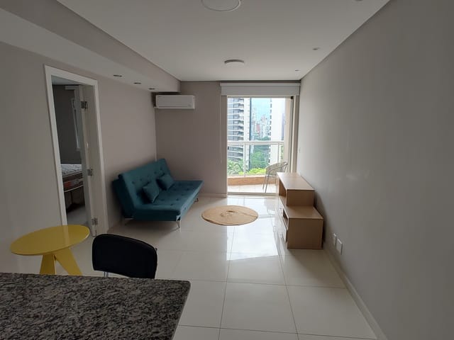 Apartamento com 110m² 1 quarto e 2 banheiros, para alugar, no bairro Vila Olímpia em São Paulo