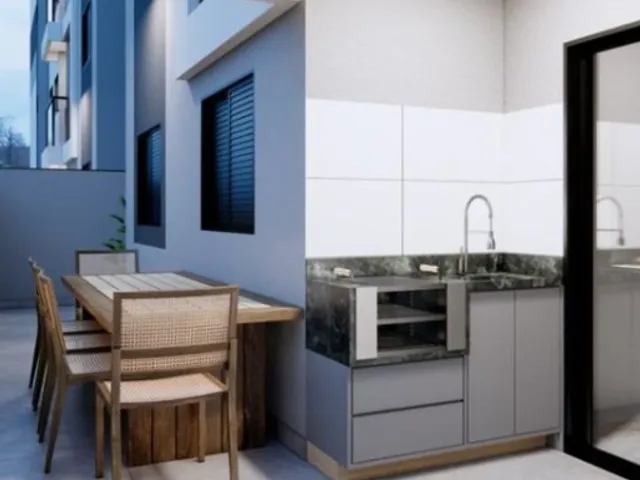 Apartamento 2 quartos e 2 banheiros, à venda, no bairro Campestre em Santo André