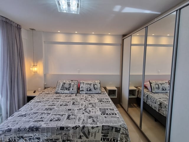 Foto do Apartamento - LINDO Apartamento a venda Finamente mobiliado, com área gourmet, e 3 dormitórios sendo uma suíte, em Tijucas/SC. Pronto para morar! | ATO CONSULTORIA IMOBILIARIA