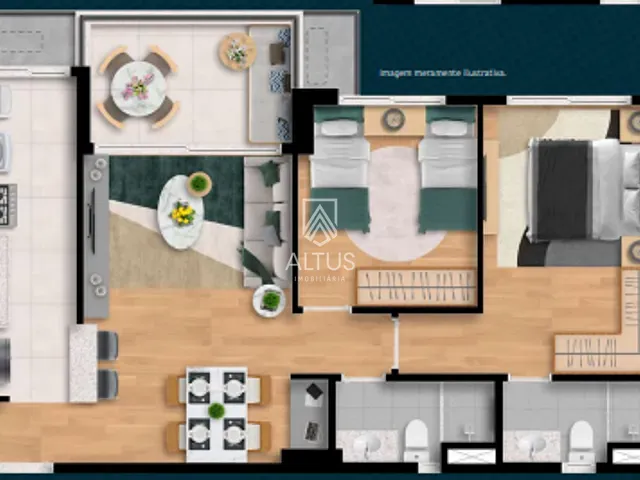 Apartamento 2 quartos e 2 banheiros, à venda, no bairro Jaguaribe em Salvador