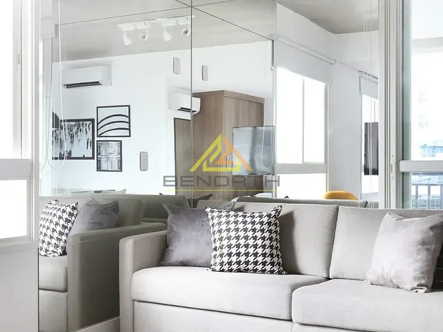 Apartamento com 63m² 1 quarto e 2 banheiros, para alugar, no bairro Cidade Monções em São Paulo