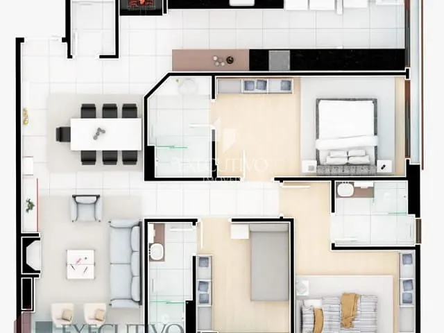 Apartamento com 129m² 3 quartos e 1 banheiro, à venda, no bairro Centro em Arroio Do Meio