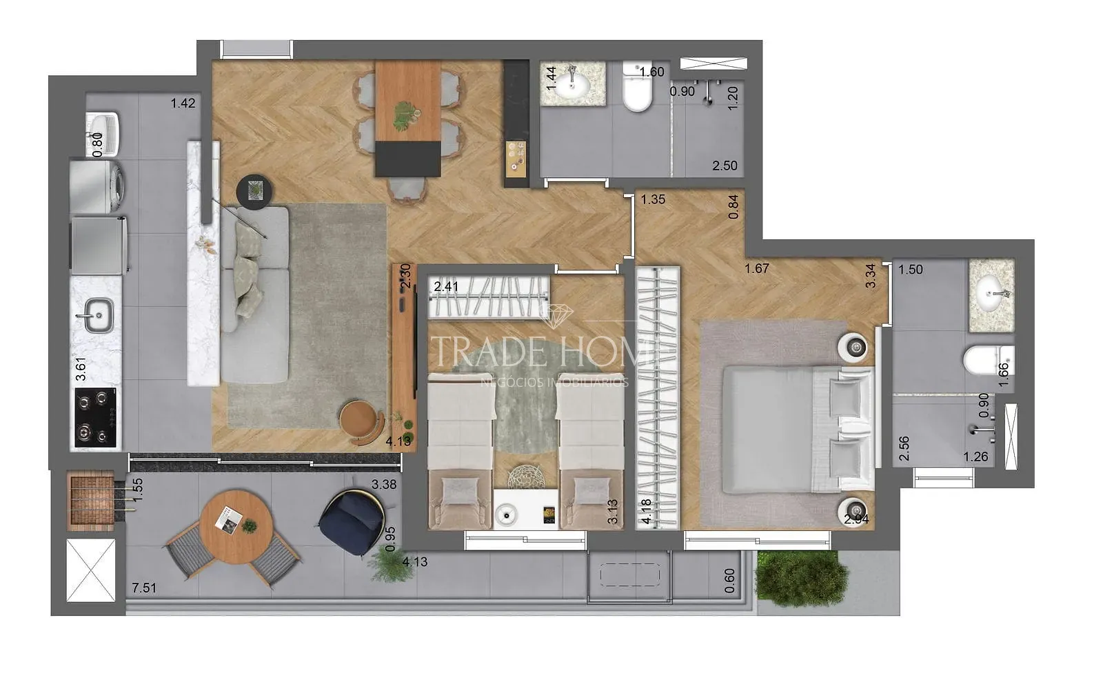 Apartamento, 2 quartos, 69 m² - Foto 38