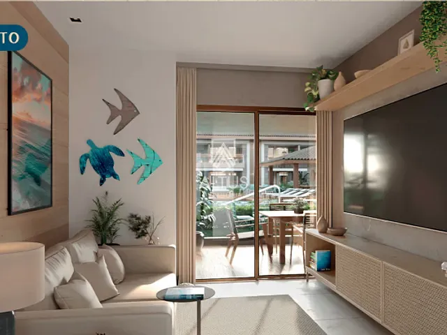 Apartamento 2 quartos e 1 banheiro, à venda, no bairro Itacimirim em Camaçari