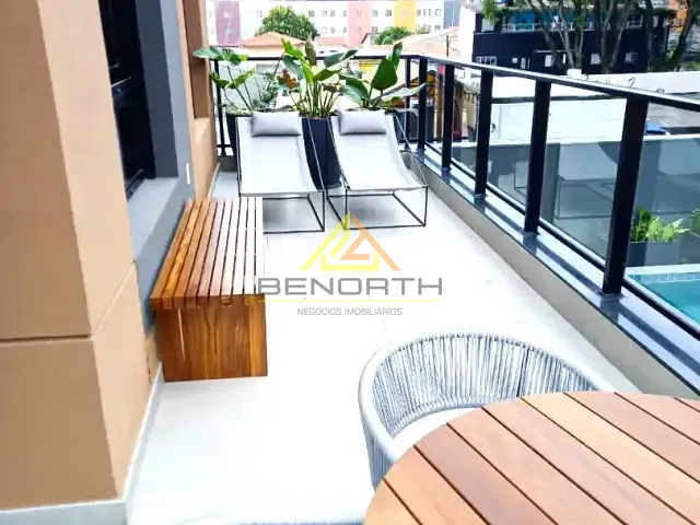 Apartamento com 40m² 1 quarto e 2 banheiros, para alugar, no bairro Pinheiros em São Paulo