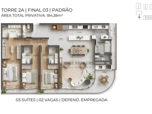 Apartamento 4 quartos e 5 banheiros, à venda, no bairro Jurerê em Florianópolis