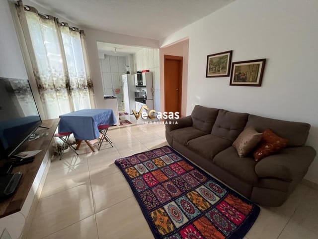 Apartamento com 60m² 2 quartos e 1 banheiro, à venda, no bairro Atlântica em Rio das Ostras
