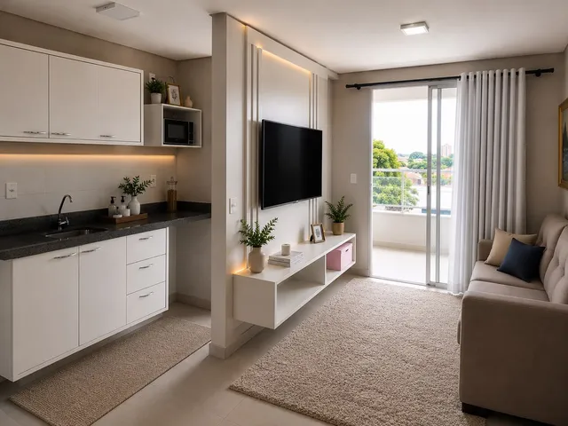 Apartamento 2 quartos e 1 banheiro, à venda, no bairro Residencial Buritis em Nova Mutum