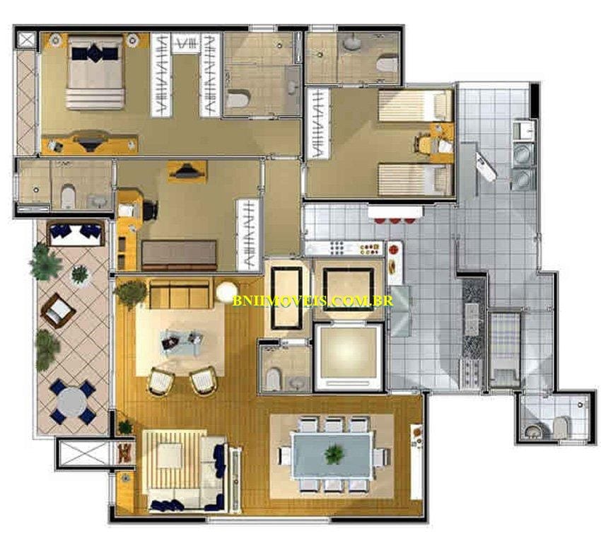 Apartamento, 3 quartos, 137 m² - Foto 3