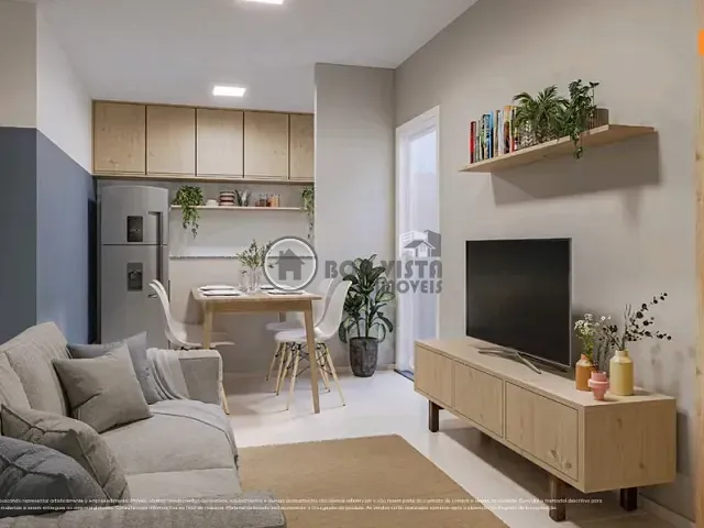 Apartamento 2 quartos e 1 banheiro, à venda, no bairro Jardim Santa Inês em Suzano