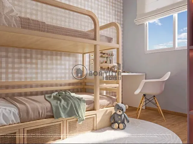 Apartamento 2 quartos e 1 banheiro, à venda, no bairro Jardim Santa Inês em Suzano