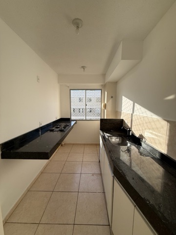 Apartamento 2 quartos e 1 banheiro, para alugar, no bairro Pousada Del Rey (São Benedito) em Santa Luzia