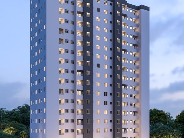 Apartamento 2 quartos e 1 banheiro, à venda, no bairro Vila Suissa em Mogi das Cruzes