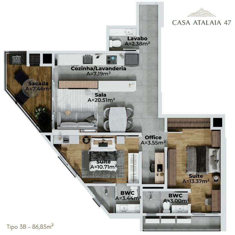 Apartamento, 3 quartos, 125 m² - Foto 19