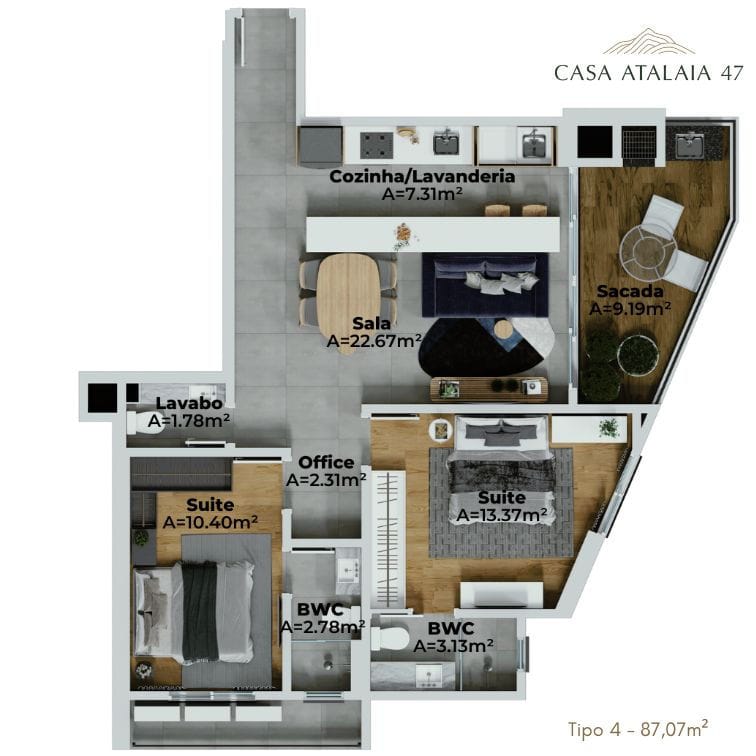 Apartamento, 3 quartos, 125 m² - Foto 22