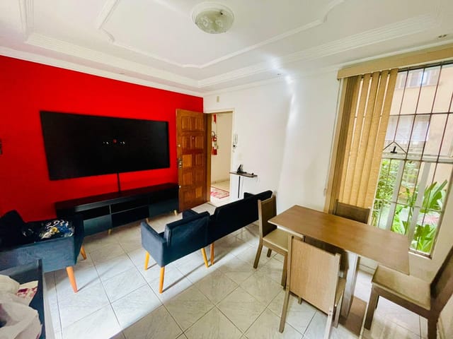 Apartamento 2 quartos e 1 banheiro, à venda, no bairro Heliópolis em Belo Horizonte