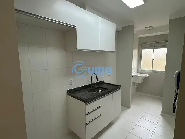 Apartamento com 58m² 2 quartos e 1 banheiro, para alugar, no bairro Residencial das Ilhas em Bragança Paulista