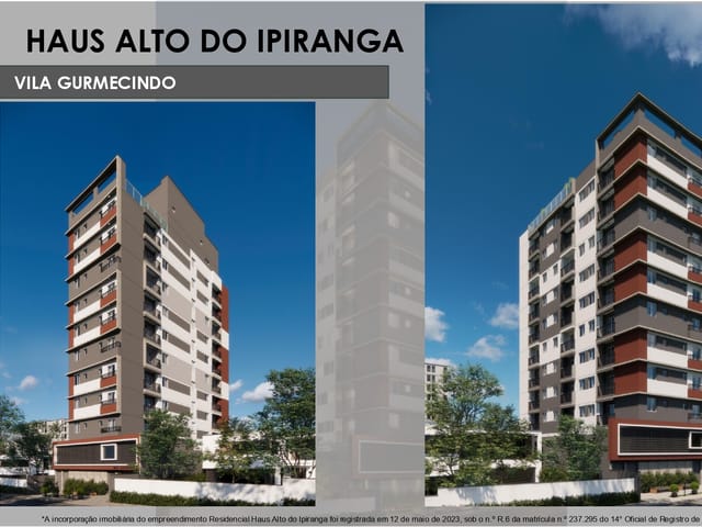 Apartamento 2 quartos e 1 banheiro, à venda, no bairro Ipiranga em São Paulo