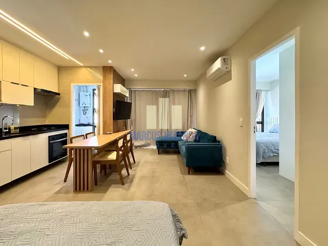Apartamento com 60m² 1 quarto e 2 banheiros, à venda, no bairro Barra da Tijuca em Rio de Janeiro