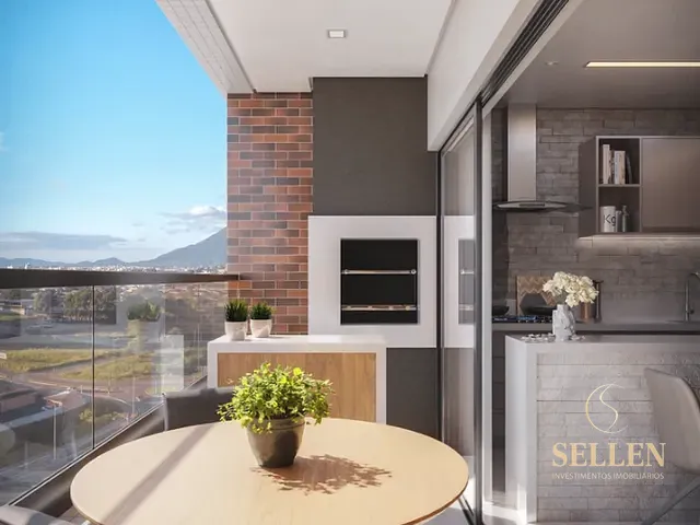 Apartamento com 69m² 2 quartos e 3 banheiros, à venda, no bairro Morretes em Itapema