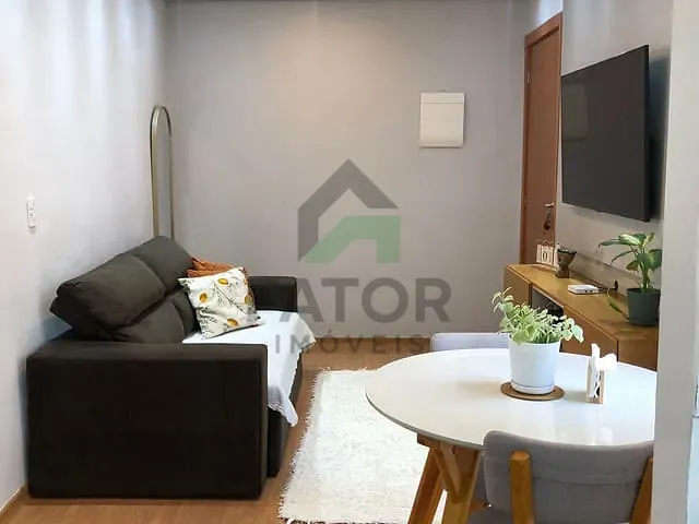Apartamento com 45m² 2 quartos e 1 banheiro, à venda, no bairro Jardim Alvorada em Nova Iguaçu