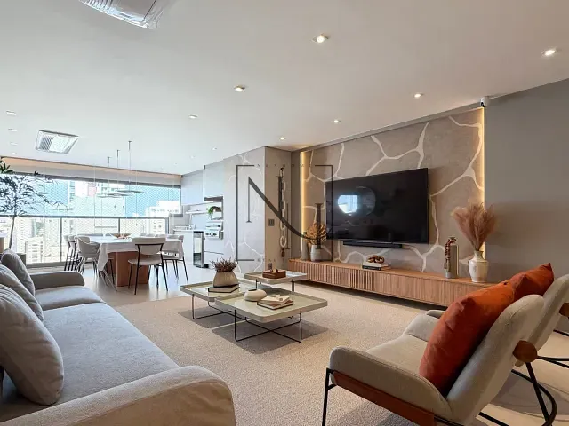 Apartamento com 157m² 3 quartos e 5 banheiros, à venda, no bairro Brooklin em São Paulo