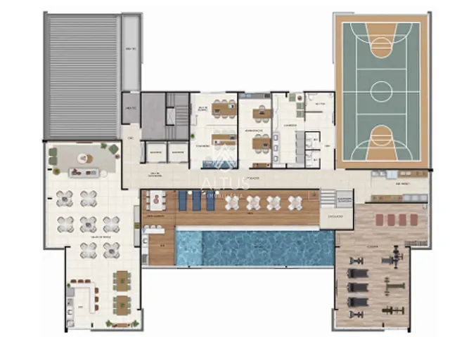 Apartamento 1 quarto e 1 banheiro, à venda, no bairro Caminho das Árvores em Salvador