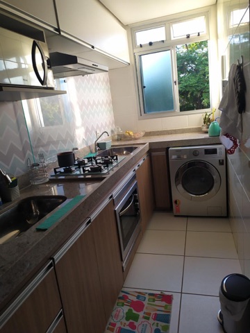 Apartamento 2 quartos e 1 banheiro, à venda, no bairro Chácaras Santa Inês (São Benedito) em Santa Luzia
