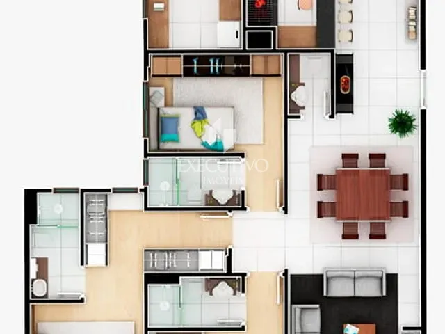 Apartamento com 153m² 3 quartos e 1 banheiro, à venda, no bairro Centro em Arroio Do Meio