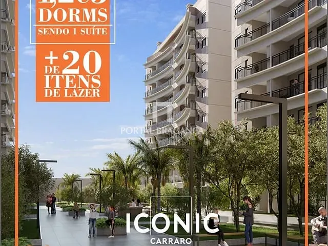 Apartamento 1 quarto e 2 banheiros, à venda, no bairro Jardim Santa Helena em Bragança Paulista
