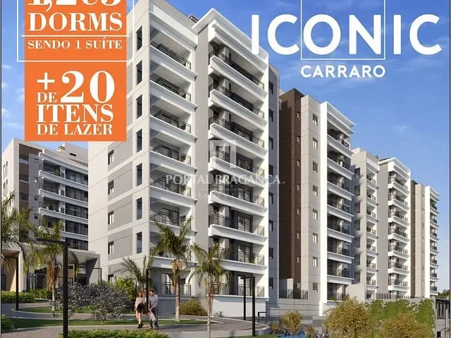Apartamento 1 quarto e 2 banheiros, à venda, no bairro Jardim Santa Helena em Bragança Paulista