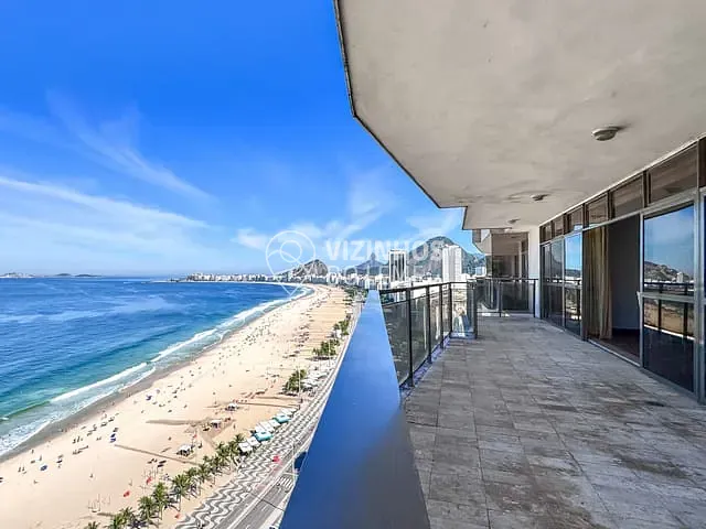 Apartamento 3 quartos e 5 banheiros, à venda, no bairro Leme em Rio de Janeiro