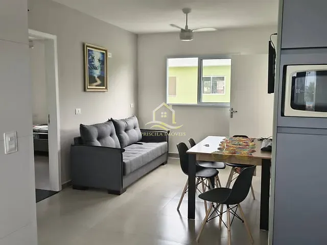 Apartamento com 48m² 2 quartos e 1 banheiro, à venda, no bairro Boraceia em Bertioga