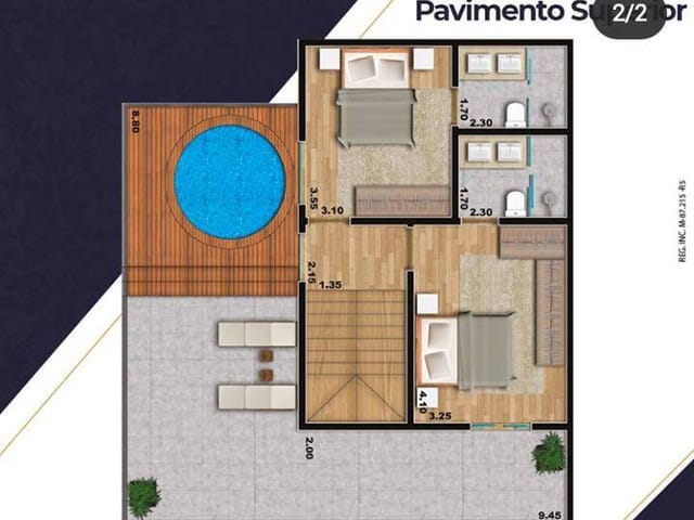 Foto do Apartamento - Cobertura Duplex à venda, Área útil:172 (m²), 3 suítes, home office, lavabo, SPA, solarium e 3 vagas, Quartier Residences, Centro, Bragança Paulista, SP | Boa Vista Imóveis
