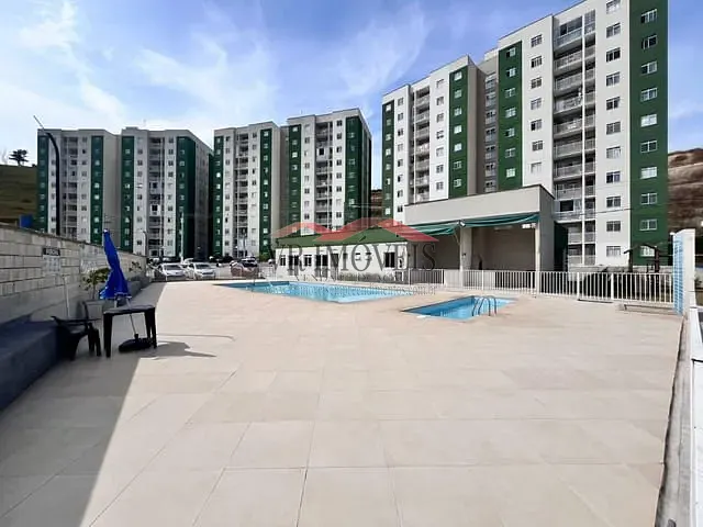 Apartamento com 66m² 2 quartos e 1 banheiro, para alugar, no bairro Três Poços em Volta Redonda