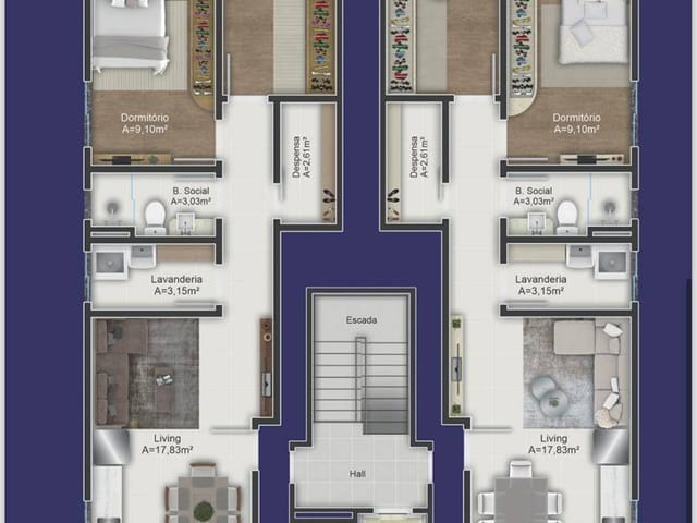Foto do Apartamento - Apartamento à venda, universitario, Tijucas, SC | ATO CONSULTORIA IMOBILIARIA
