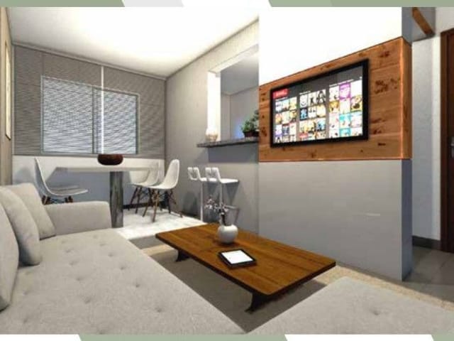 Apartamento com 45m² 2 quartos e 1 banheiro, à venda, no bairro Jardim Leblon em Belo Horizonte