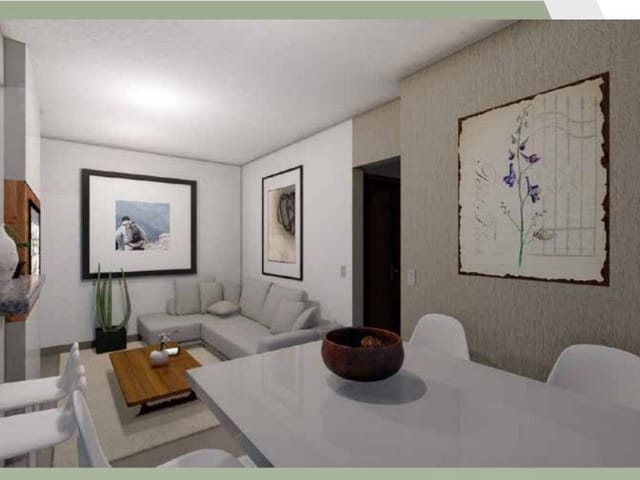 Apartamento com 45m² 2 quartos e 1 banheiro, à venda, no bairro Jardim Leblon em Belo Horizonte