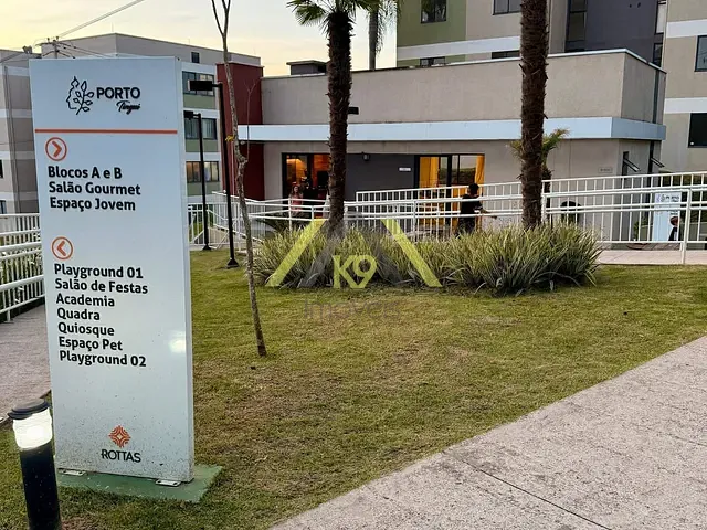 Apartamento com 46m² 2 quartos e 1 banheiro, à venda, no bairro Tanguá em Almirante Tamandaré