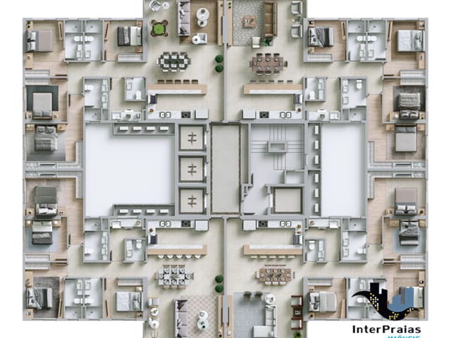 Apartamento com 256m², à venda, no bairro Centro em Balneário Camboriú