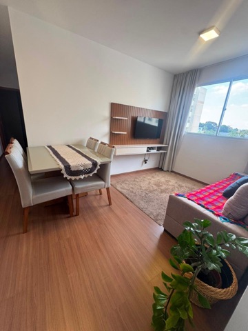 Apartamento 2 quartos e 1 banheiro, para alugar, no bairro Braúnas em Contagem