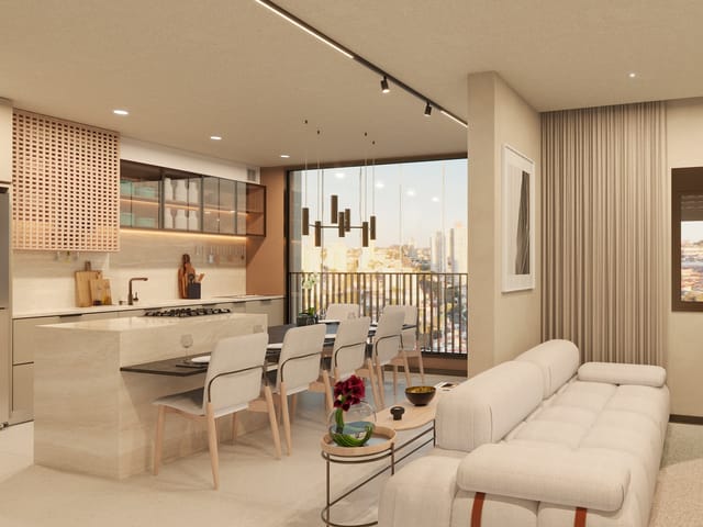 Apartamento com 80m² 2 quartos e 3 banheiros, à venda, no bairro Centro em Piracicaba