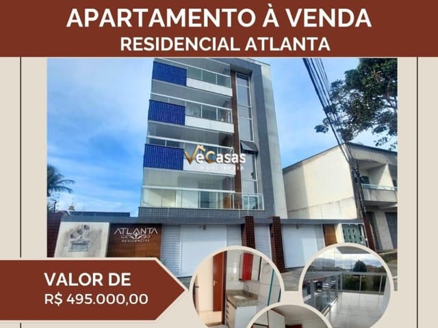 Apartamento com 95m² 3 quartos e 2 banheiros, à venda, no bairro Jardim Mariléa em Rio das Ostras