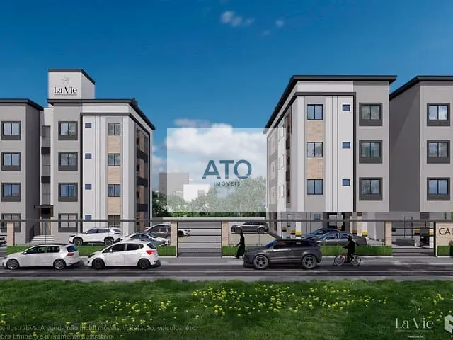 Apartamento 2 quartos e 2 banheiros, à venda, no bairro Areias em Tijucas